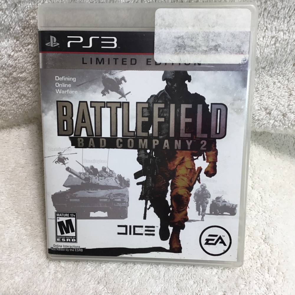 COPY - PS3 “Battlefield Bad Company 2”, limited edition, PS network 2-24 players